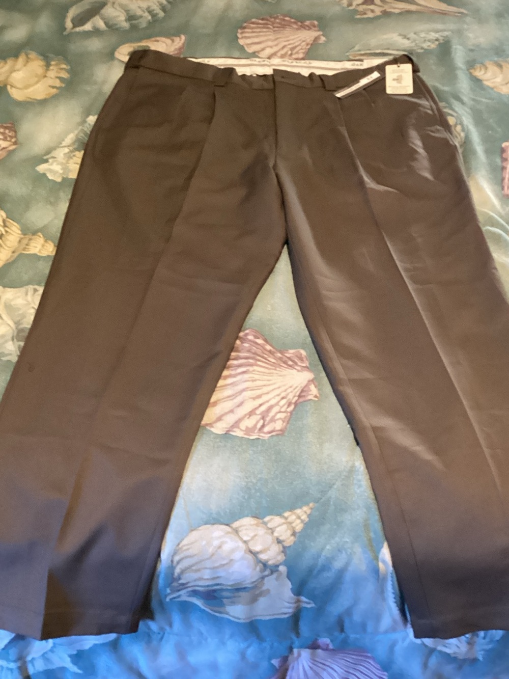 Classic Men's Dress Pants in Dark Brown